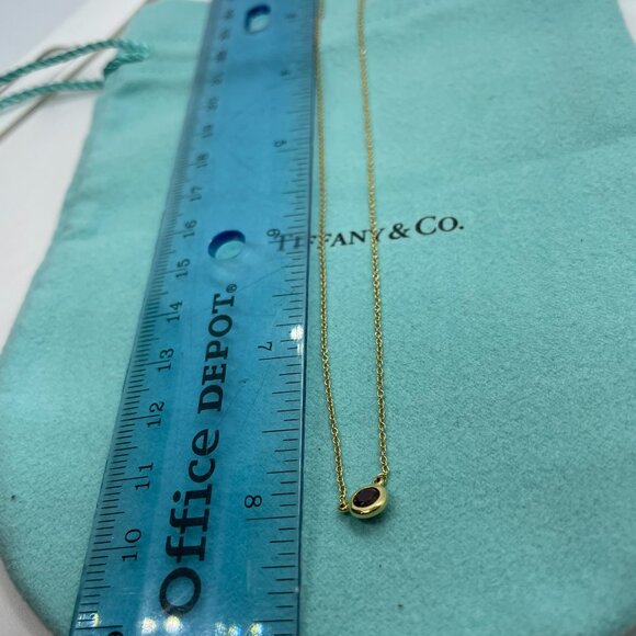 Tiffany & Co. Ruby Peretti by the Yard Necklace in 18k Yellow Gold 16" - Picture 4 of 16